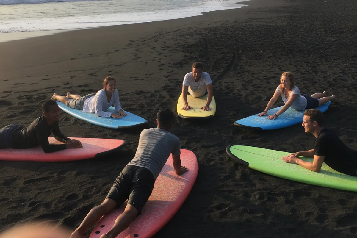 Group Lesson — surf lesson in Canggu, Bali